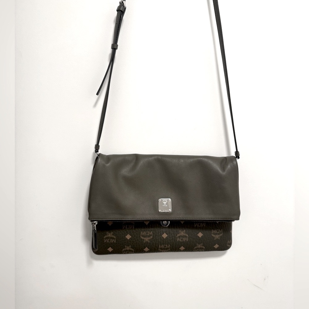 MCM Sea Turtle Green Crossbody Bag